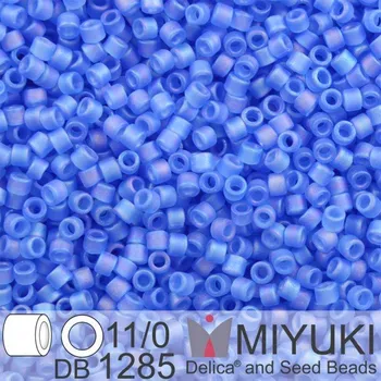 Korálek Korálky Miyuki Delica 11/0. Barva Matte Tr Azure AB DB1285. Balení 5g.
