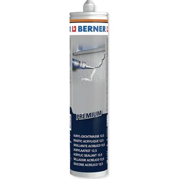 Tmel Berner Akrylový tmel 12,5 Premium bílá 310 ml 372775
