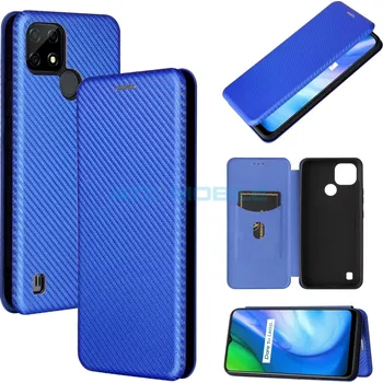 Pouzdro na mobilní telefon Pouzdro Magnetic Case Realme C21 Carbon Fiber modré a zpět 13 Kč s ATC Clubem