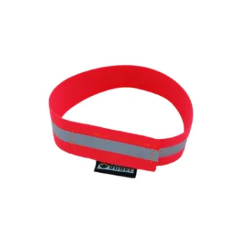 Obojek pro psa Záhoří Rudel Reflexní obojek - popruh suchý zip s reflexní páskou - žlutý Obvod krku: 35