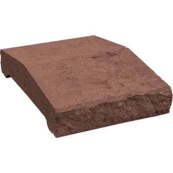 Příslušenství pro plot DITON Stříška plotová průběžná štípaná 30 hnědá