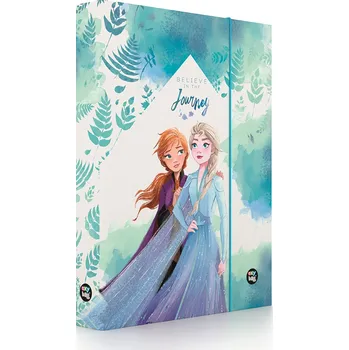 desky na sešit Karton P+P Box na sešity A5 LEDOVÉ KRÁLOVSTVÍ FROZEN modrý
