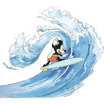 Fototapeta Fototapeta vliesová IADX6-007 Mickey Surfing 300x280 cm