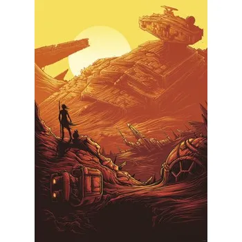 Fototapeta Fototapeta vliesová IADX4-027 Star Wars Jakku Star Destroye 200x280 cm