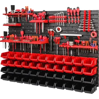 Nástěnný panel na nářadí 78 x 115 cm 4 díly