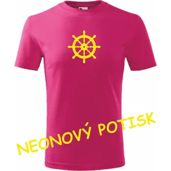 ON-DESIGN Dětské tričko s KORMIDLEM Velikost: 134 cm/8 let, Barva: purpurová