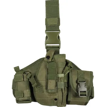 Sportovní střelba Imperator Tactical Stehenní panel se sumkami a pouzdrem na pistoli - olivové
