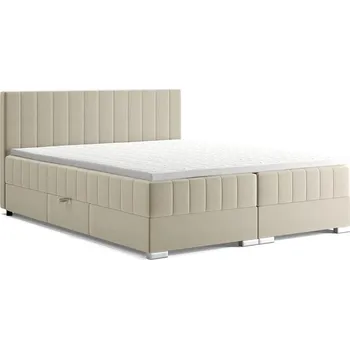 Postel Postel dvoulůžko BOXSPRING EDIT + topper v ceně | 180x200 | VÝBĚR TKANIN