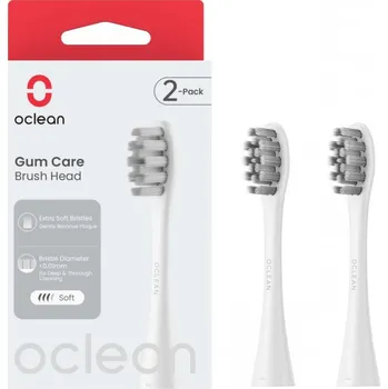Náhradní hlavice k elektrickému kartáčku Oclean náhradní hlavice Gum Care Extra Soft, 2 ks, (bílé)
