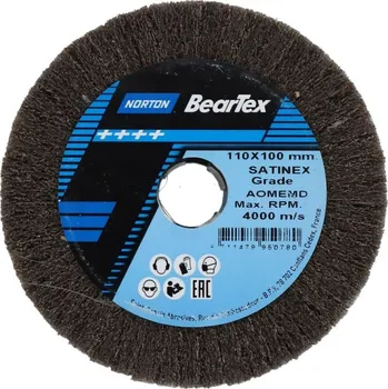 Brusný kotouč NORTON-CLIPPER NW lamelové kotouče Satinex 110x100x19mm Stredni KAŠTANOVÁ Norton Clean & Blend