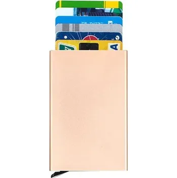 Peněženka Hliníková tenká peněženka na karty - Zlato