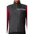 Cyklistická vesta Castelli Squadra Stretch Vest Light Black/Dark Gray M