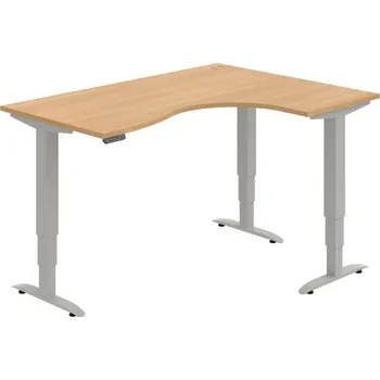 Kancelářský vozík HOBIS trigon elektr.stavitelný stůl paměť.ovlad. - MST 3M 2005 L, dub + doprava zdarma