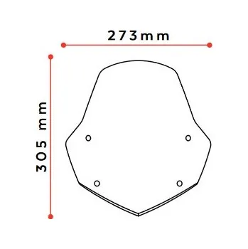 Puig Windshield New Generation Sport Aprilia SL750/900 Shiver (07-21) Kouřová (H)