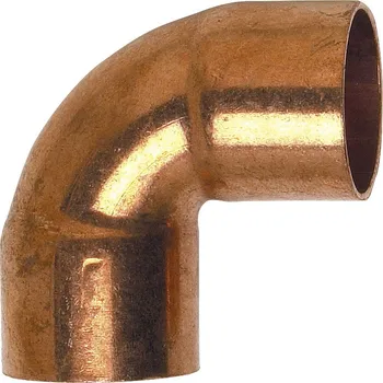 Fitinka CU 5090 Měděné pájecí koleno (oblouk) 90° A x A (pro k pájení, letovací - měď) - 6 CU.5090