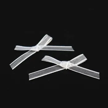 Stuha STUHA a. s. Dobruška Svatební mašličky organzové 20 ks bílé