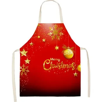 Kuchyňská zástěra Vánoční zástěra s kapsami | kuchyňská zástěra - 2WQ-46377-132,dětská velikost 47 x 38 cm