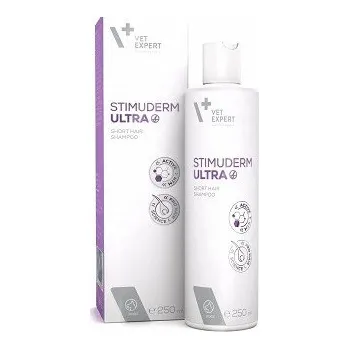 Péče o srst a drápky VetExpert Stimuderm Ultra šampon pro psy s krátkou srstí 250ml