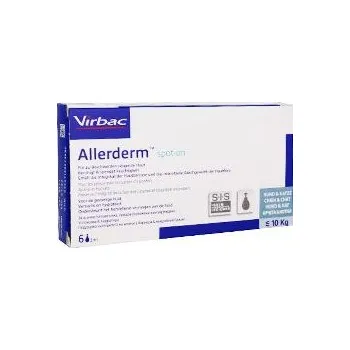 Antiparazitikum pro psa Virbac Allerderm spot on pro psy a kočky Varianta: do 10kg (6x2ml)