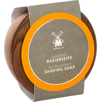 Mühle Mýdlo na holení Sea Buckthorn v dřevěné misce, 65 g