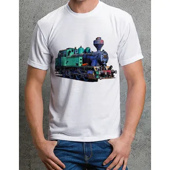 Pánské tričko tričko s lokomotivou č. 01 152