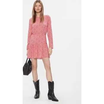 Dámské šaty Pepe Jeans Každodenní šaty Britney PL953446 Červená Slim Fit S