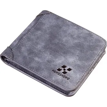 Peněženka Pánská kožená peněženka - Příčně-modrá