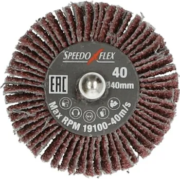 Brusný kotouč NORTON-CLIPPER Vřetenové lamelové kotouče 40x20mm x6mm SK(C) Zr 40 Flexovit SPEEDOFLEX