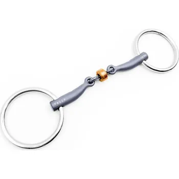 Udidlo pro koně Udidlo stihlové dvakrát lomené Titanium Stephanie Fager 11,5 cm