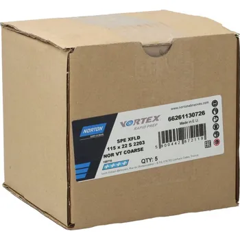 NORTON-CLIPPER Netkané lamelové kotouče 115x22mm Hruby Norton VORTEX