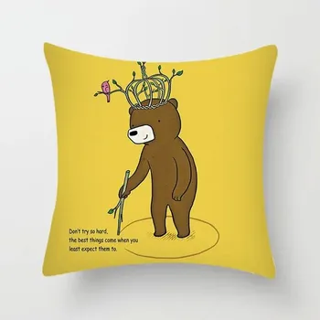 Povlak na polštářek Povlak na polštář s zvířecími motivy - 10,45 x 45cm