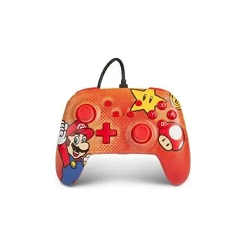 Hra pro Nintendo Switch PowerA Nintendo Switch Enhanced Wired Controller - Mario Vintage (SWITCH)