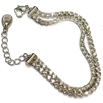 Souprava šperků Štrasový náramek 1,5mm chirurgická ocel VL 430-1