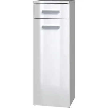 Koupelnový nábytek Falco Koupelnová skříňka Noeli V 1D1S bílá/bílý lesk