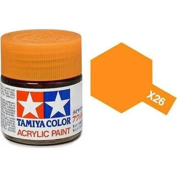 Modelářská barva Akrylová barva Tamiya X-26 Clear Orange 10ml