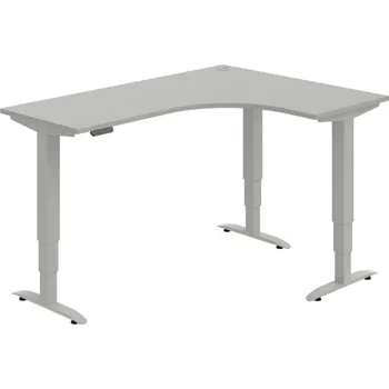 Kancelářský vozík HOBIS trigon elektr.stavitelný stůl paměť.ovlad. - MST 3M 60 L, šedá + doprava zdarma