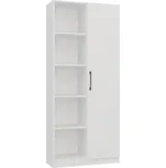 Polootevřený regál RD80 bílá