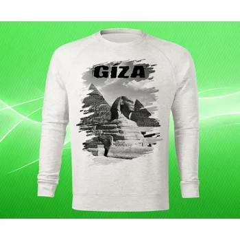 Dámská mikina mikina s městem GÍZA dámská XL (MIKINA S POTISKEM )