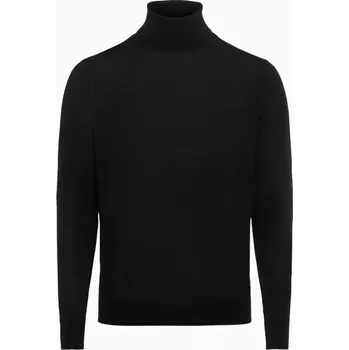 Pánský svetr PORSCHE DESIGN Turtleneck sweater Svetr rolák černá (Elegantní rolák od Porsche Design s žebrovaným lemem a manžetami.)