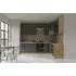 Kuchyňská linka Casarredo Kroft 280/140/174 cm grafit/dub sonoma