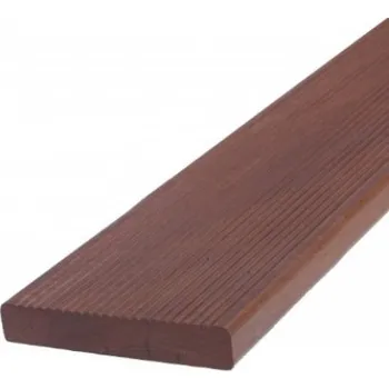 Terasové prkno DLH Hrdina, spol. s r.o. Massaranduba hladka/jemná drážka 140 mm Délka: 915 mm, Hloubka: 21 mm