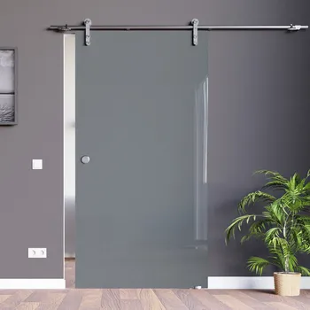 Interiérové dveře Amod Carolina Grey Deluxe skleněné posuvné dveře 900 x 2050 mm