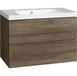 EBS Kuba Skříňka + umyvadlo 61 cm, dub halifax KUBA61H