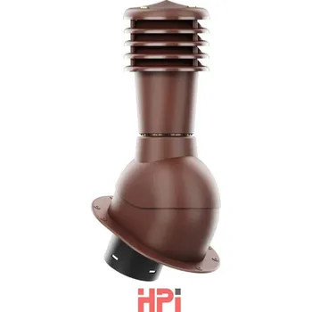 HPI Odvětrávací set prům. 125/110 - pro šindel a rovné plech. krytiny - tmavě hnědá