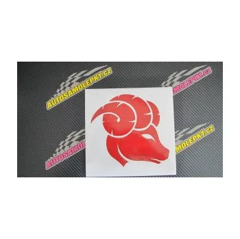 Samolepící dekorace SAMOLEPKA Beran zvěrokruh 002 pravá (10 - červená) NA AUTO, NÁLEPKA, FÓLIE, POLEP, TUNING, VLASTNÍ TEXT, TISK, AUTOSAMOLEPKY.cz, POLEPY, OBRÁZEK, LOGO, SAMOLEPKY