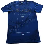 Pánské tričko DYNAMIC s potiskem Barva: Modrá, Velikost: XXL