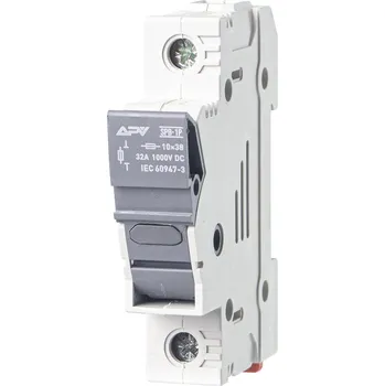 Odpínač 10-1 válcových pojistek