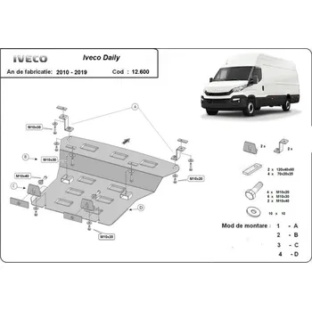 Kryt motoru Kryt pod motor IVECO DAILY IV Box Body/Kombi - Plech - 8595698044266