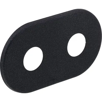 Ventil Heatpol Krytka průchodu stěnou oválná Barva: Tmavý matný grafit