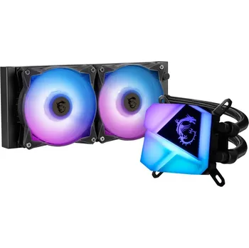PC ventilátor MSI Case OPRAVENÉ - MSI vodní chladič CPU MAG CORELIQUID C240/ 2x ARGB 120 mm fan / podpora LGA1700 306-7ZW2R11-813-VYP